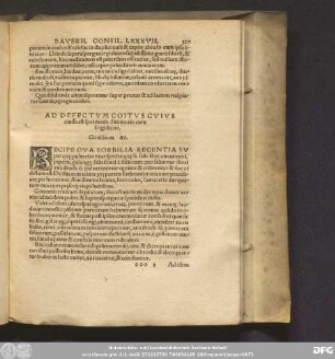 Ad Defectum Coitus Cuius caussa est spermatis diminutio cum frigiditate. Consilium 87.