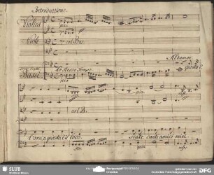 Einlage Introduzione (Antonio Salieri): "Questa è l'ora"