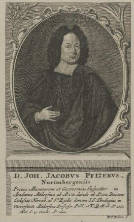 Bildnis des Johann Jacobvs Pfizervs
