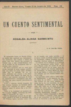 1920010000: Un cuento sentimental