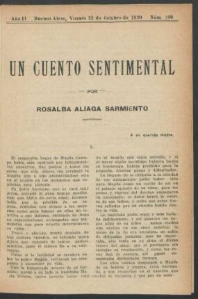 1920010000: Un cuento sentimental