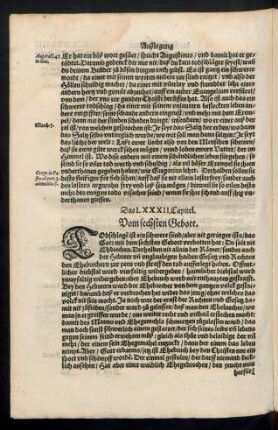 Das LXXXII. Capitel. Vom sechsten Gebott.