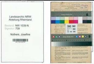Entnazifizierung Josefine Nothers , geb. 15.11.1895 (Kindergaertnerin)