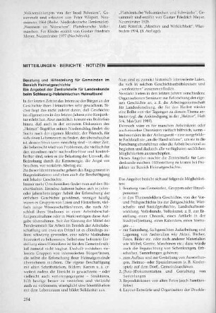 Mitteilungen-Berichte-Notizen