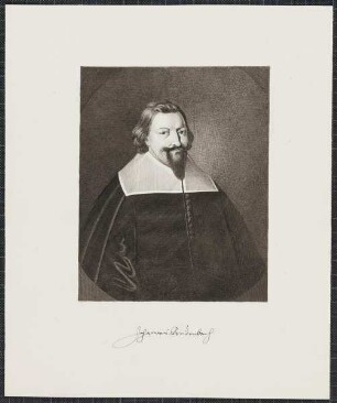 Icones Professorum Marpurgensium — Bildnis des Johannes Breidenbach (1587-1656)