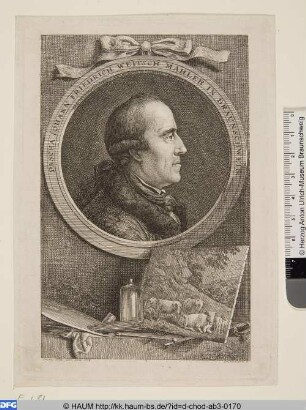 Portrait von P.J.F. Weitsch, genannt Pascha Weitsch.