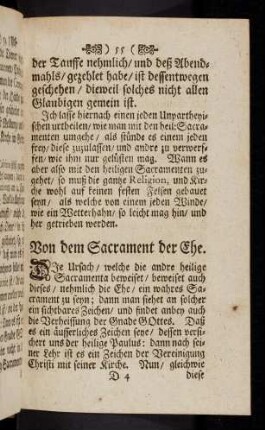 55-58, Von dem Sacrament der Ehe