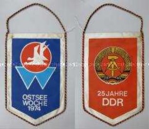 Wimpel zur Ostseewoche 1974