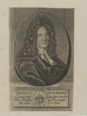 Bildnis des Johann Gottfried Gregorii
