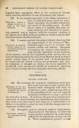 Chapter XIII. Severe Famines