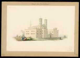 Kirche für Jerusalem Monatskonkurrenz März 1842: Perspektivische Ansicht