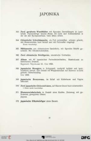 Japonika (Nr. 363-372)