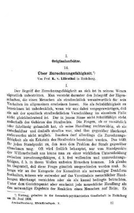 257-321, I. Originalaufsätze