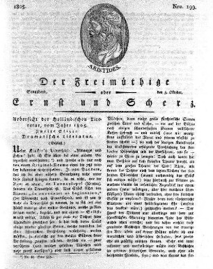 Nro. 199, Sonnabend den 5. Oktober