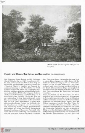 58: Poussin und Claude : ihre Jahres- und Tageszeiten