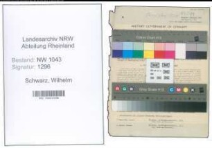 Entnazifizierung Wilhelm Schwarz , geb. 22.09.1897 (Polizist)