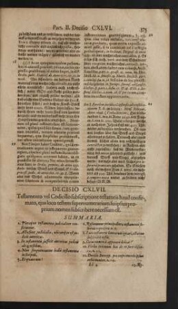 Decisio CXLVII.