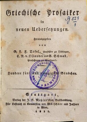 Plutarch's Werke, 29. Moralische Schriften ; 10