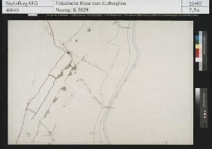 Gegend von Conradsdorf, Tuttendorf und Halsbrücke mit den dort befindlichen Grubenbauen