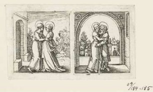 Heimsuchung, Blatt 8 der Folge "Szenen aus dem Leben Christi"