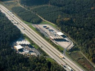 Raststätte am Hermsdorfer Kreuz, Bundesautobahn A 9