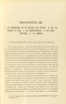Hoofdstuk III. De geldmiddelen en de betaling der troepen ...