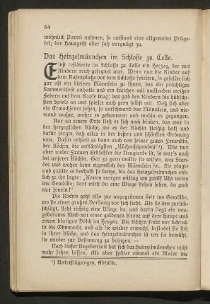 Das Heinzelmännchen im Schlosse zu Celle.