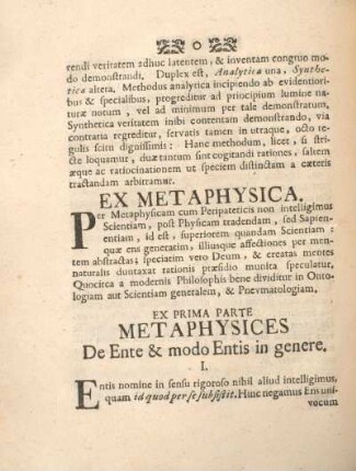 Ex metaphysica.