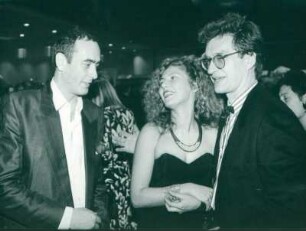 IFF 1988. Bernd Eichinger, Solveig Dommartin, Wim Wenders