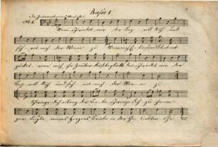 VI Gesellschaftliche Gesänge : für zwei Tenor-und zwei Bassstimmen ; Erste Lieferung ; Op. II