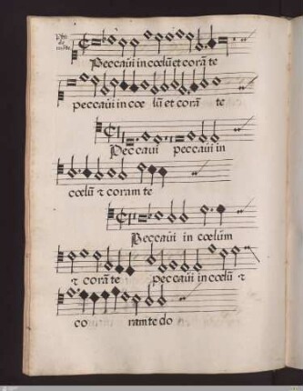 Philippus de Monte : Peccavi in coelum