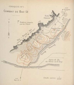 Croquis No. 1 Combat de Bac-Lé