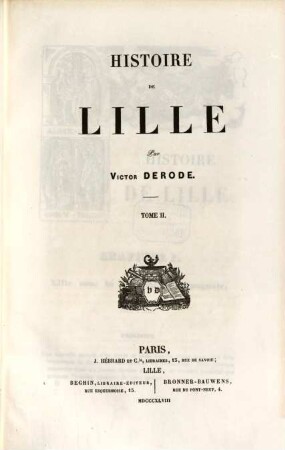 Histoire de Lille. 2