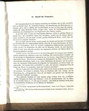 II. Begriff der Prognathie.