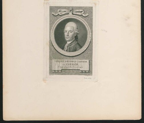 [Bildnis Johann Heinrich Casimir von Carmer]