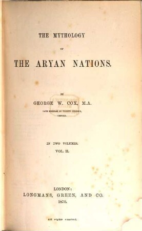 The mythology of the Aryan nations. 2