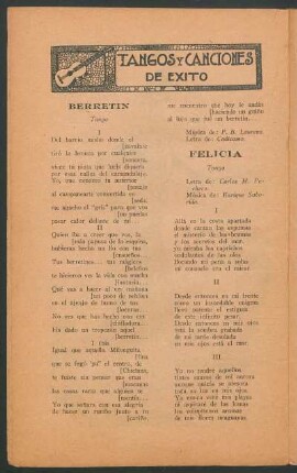 Tangos y canciones de éxito
