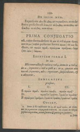 Prima Conjugatio. Cap. XXI. - Cap. XXIIX.