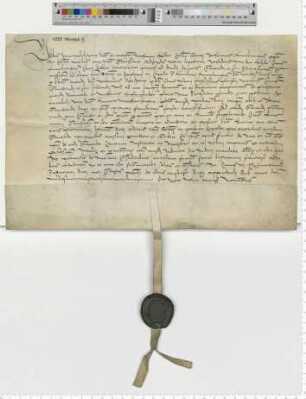 Präsentation, gerichtet an Propst Johann Koller, für eine Commende am Allerheiligen und Stephani Altar der Lambertikapelle [lat].