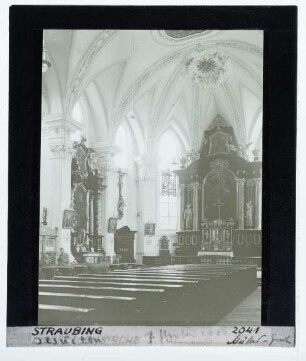 Straubing, Ehem. Jesuitenkirche : Innenansicht