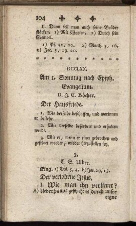 DCCLXX. Am 1. Sonntag nach Epiph. Evangelium.