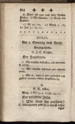 DCCLXX. Am 1. Sonntag nach Epiph. Evangelium.