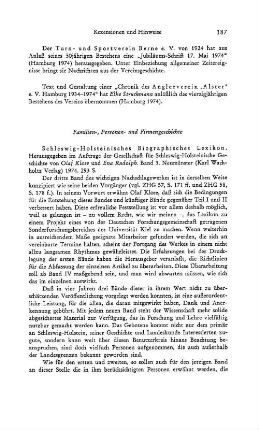 Schleswig-Holsteinisches Biographisches Lexikon, Band 3, herausgegeben im Auftrage der Gesellschaft für Schleswig-Holsteinische Geschichte von Olaf Klose und Eva Rudolph : Neumünster, Wachholtz, 1974