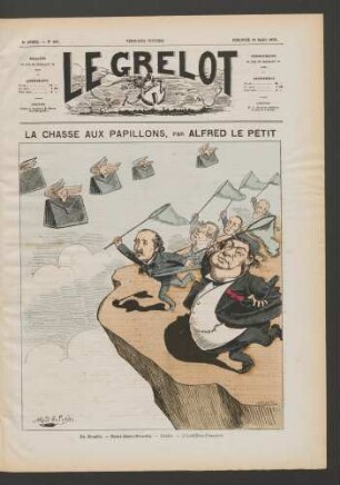 La chasse aux papillons, par Alfred Le Petit