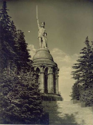 Hermannsdenkmal. Detmold. Hiddesen. Papierabzug