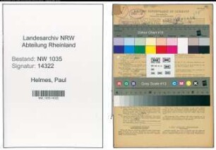Entnazifizierung Paul Helmes , geb. 02.10.1905 (Steiger)