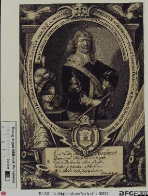 Bildnis Johann Franz von Barbitz, Baron von Fernamont
