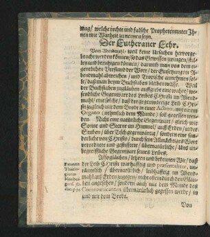 Der Lutheraner Lehr.