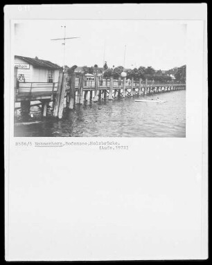Holzbrücke über den Bodensee