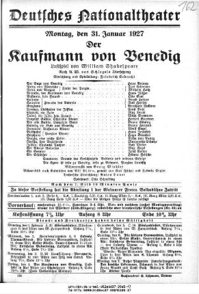 Der Kaufmann von Venedig